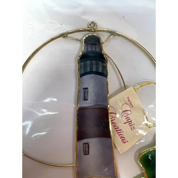 Lighthouse Stained Glass Suncatcher By Papina Creations - Picture 3 of 6